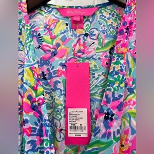 It’s super adorable and comfortable on. Pulls over your head for easy wear.